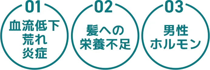 3つの主な原因