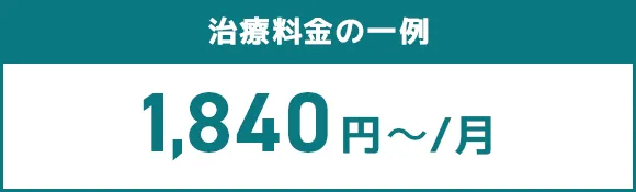 治療料金の一例