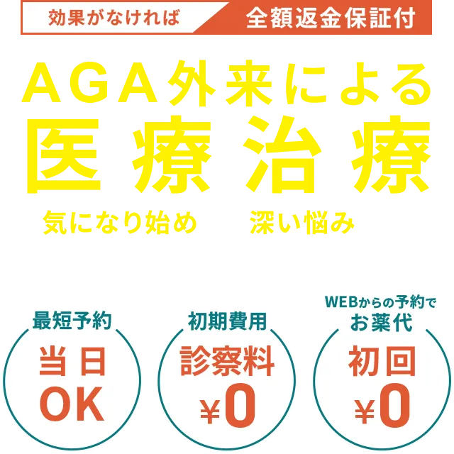 AGA外来による最新医療治療