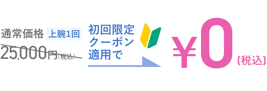 二の腕痩せ注射クーポン