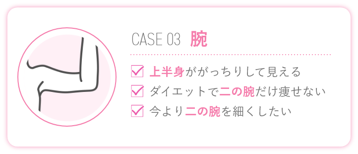 二の腕痩せ