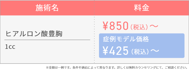 料金表