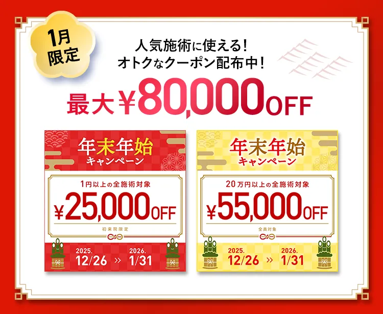 最大55,000円OFF