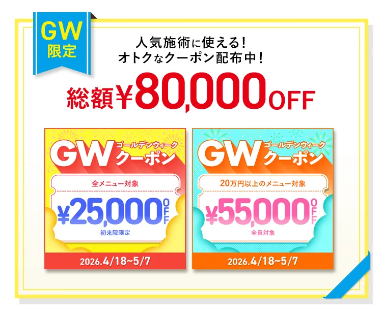 総額80,000円OFF