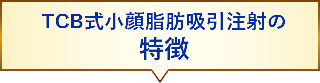 TCB式小顔脂肪吸引はここがスゴイ