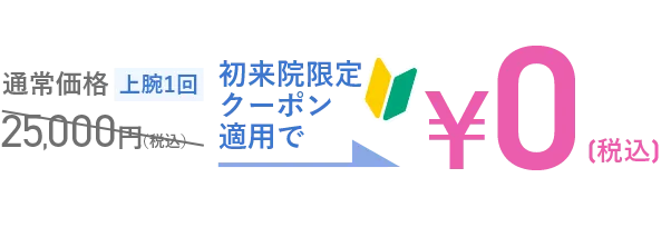 二の腕痩せ注射クーポン