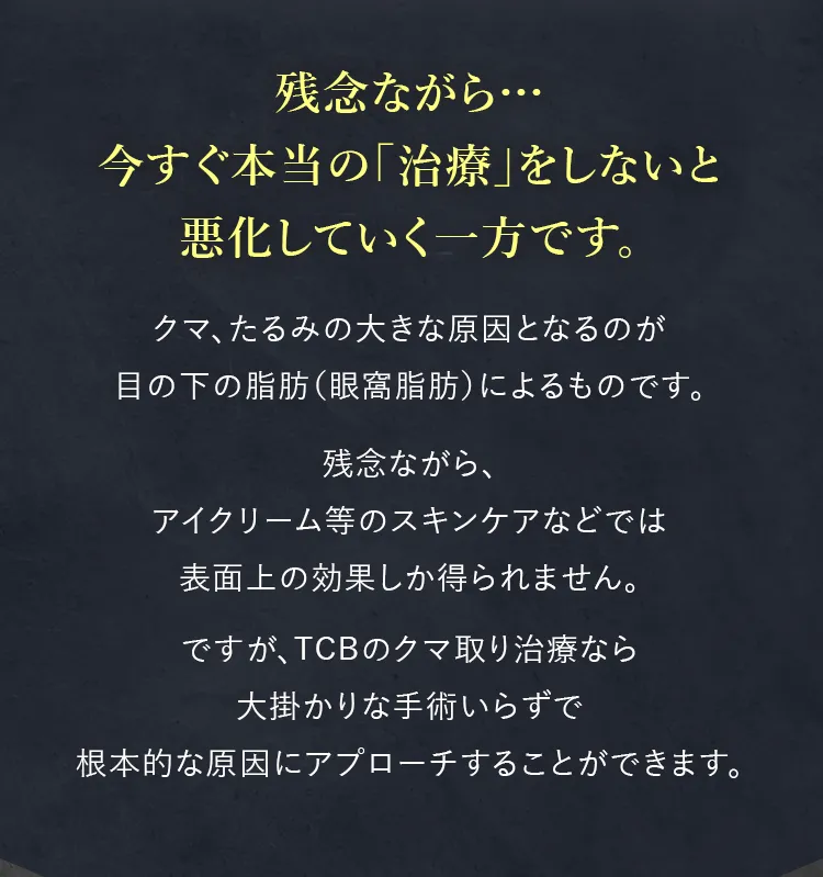 治療しないと悪化する一方