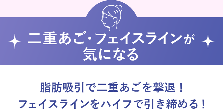 頬のたるみが気になる