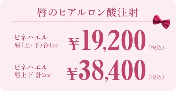 唇のヒアルロン酸注射