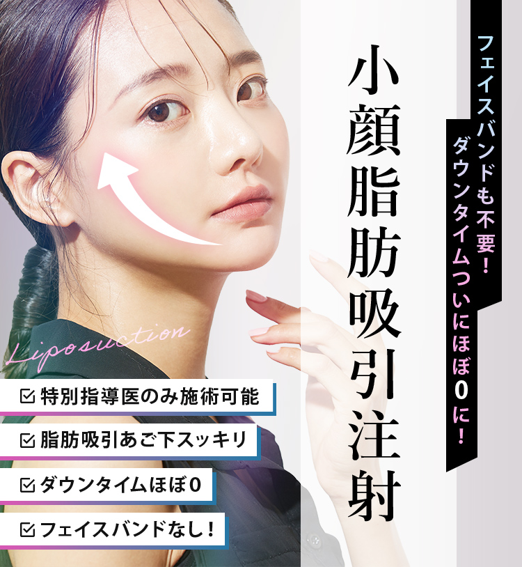 細胞の数から減らす 顔の脂肪吸引