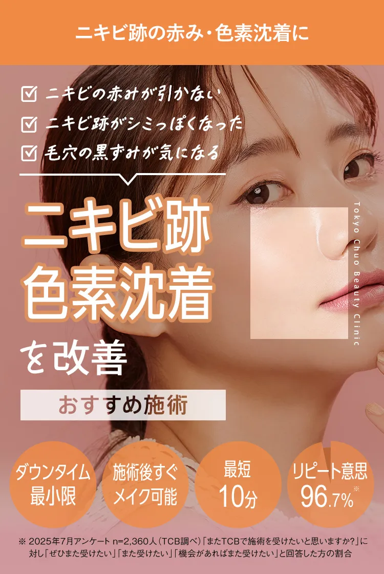 ニキビ跡・色素沈着を改善