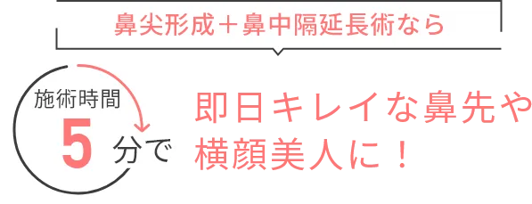 即日キレイな鼻先や横顔美男子に