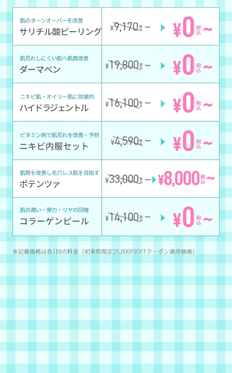 価格表