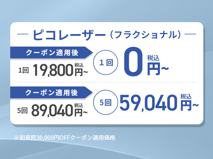 ピコレーザー｜期間限定お試しキャンペーン