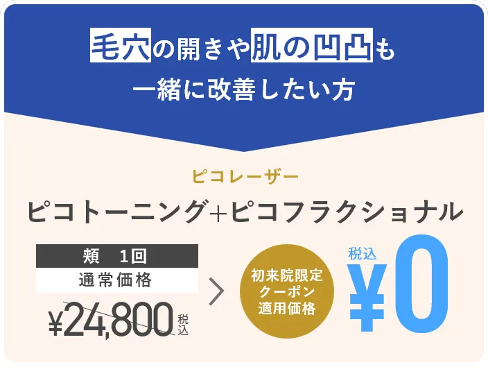 ピコトーニング＋ピコフラクショナル