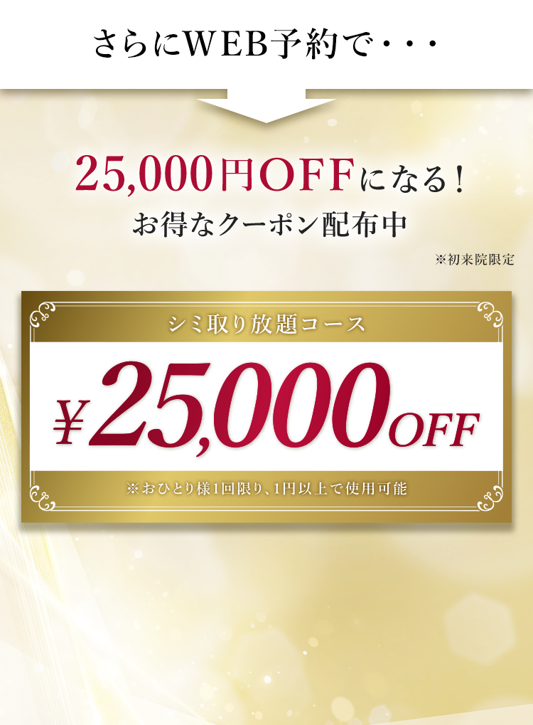 25,000円分が無料になる！お得なクーポンをプレゼント