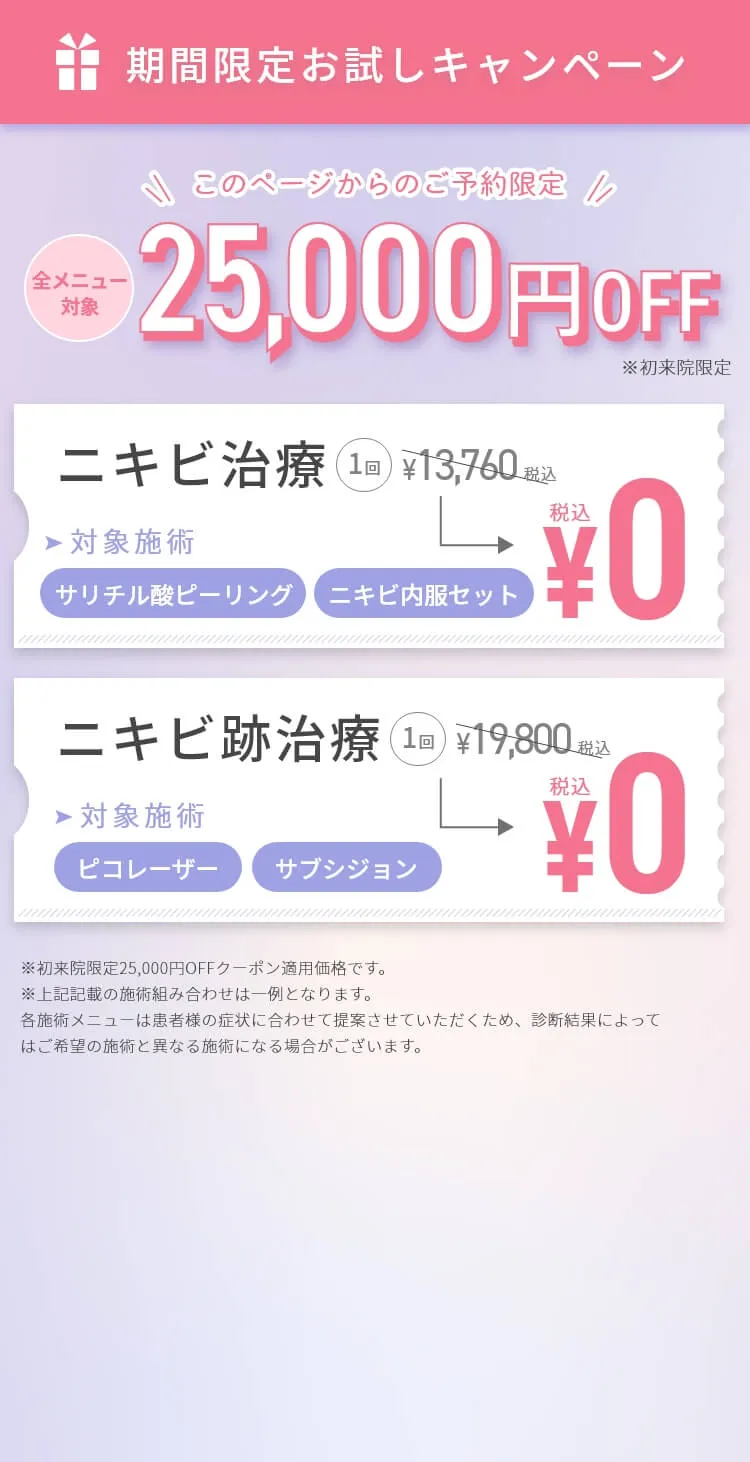 期間限定お試しキャンペーン