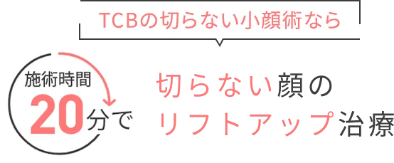 切らない顔のリフトアップ治療