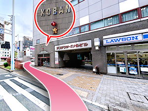 東京中央美容外科高知院とさでん交通デンテツターミナルビル前駅ルート02
