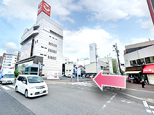 東京中央美容外科高知院とさでん交通デンテツターミナルビル前駅ルート04