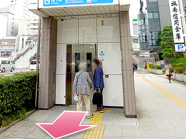 東京中央美容外科新横浜院 地下鉄ルート01